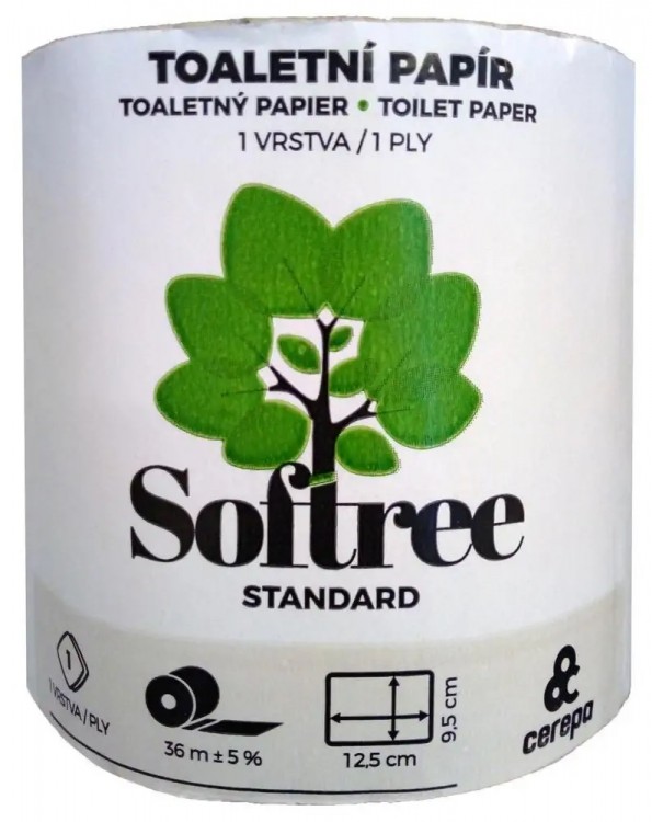 TP 1vr 400 útržků recyklovaný/přebal | Papírové a hygienické výrobky - Toaletní papíry - Jednovrstvý